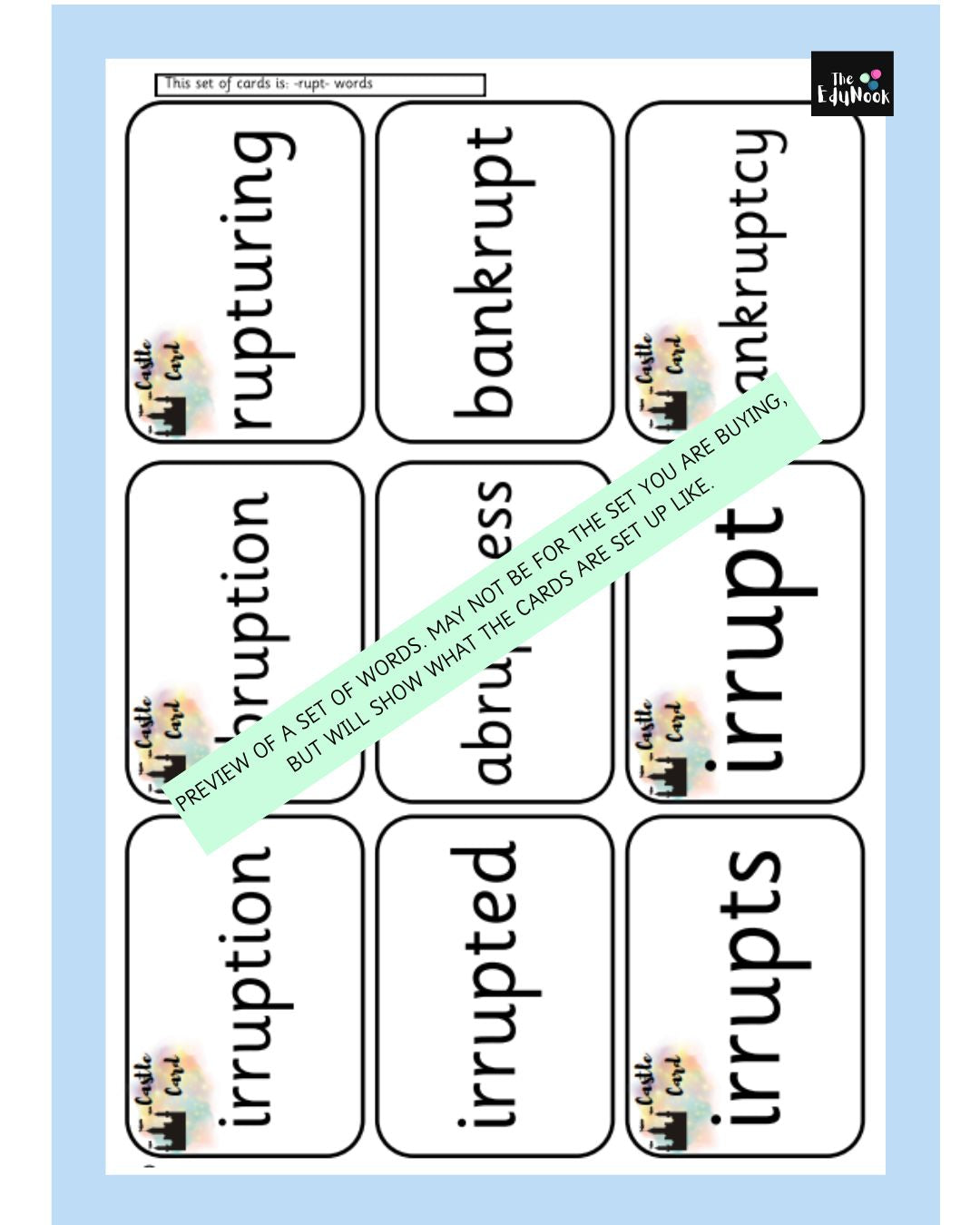 -ed Castle of Sounds Reading Game