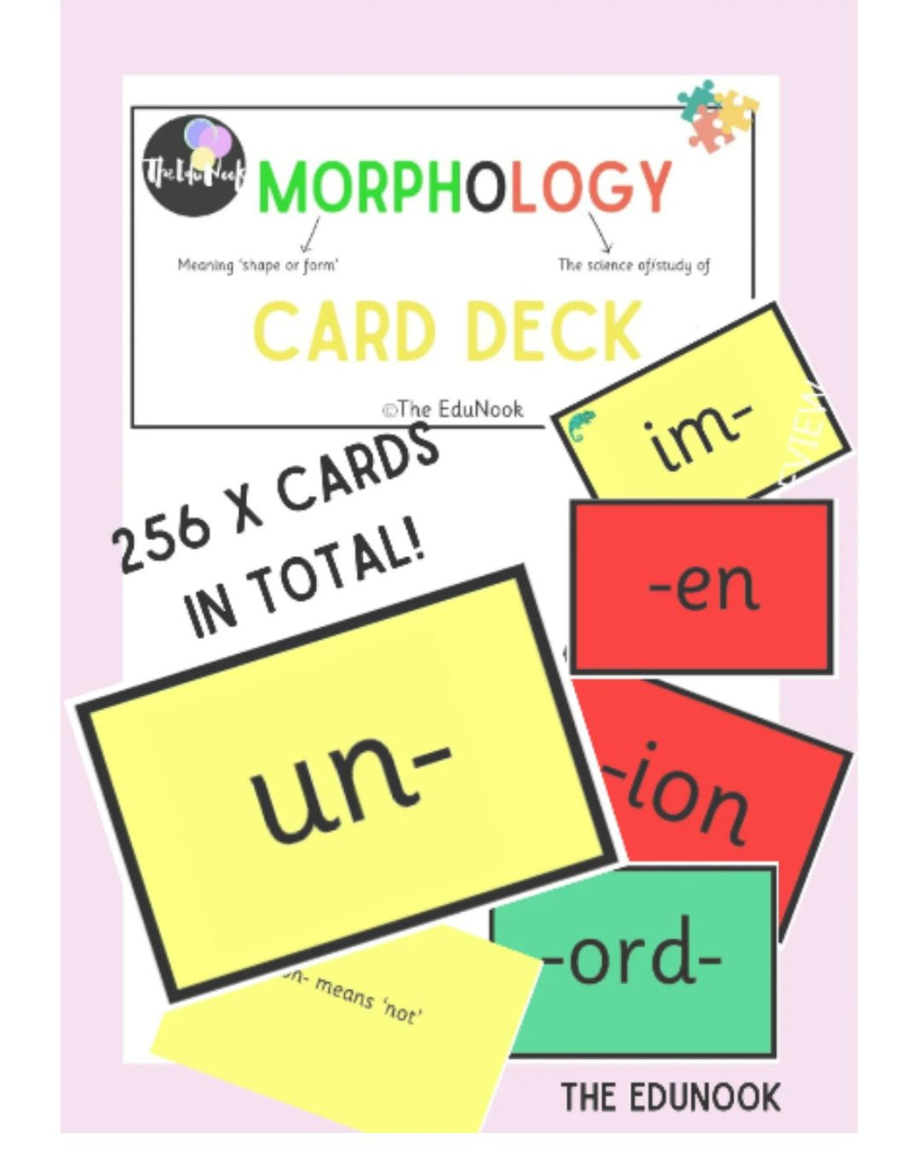 Morphology Card Deck