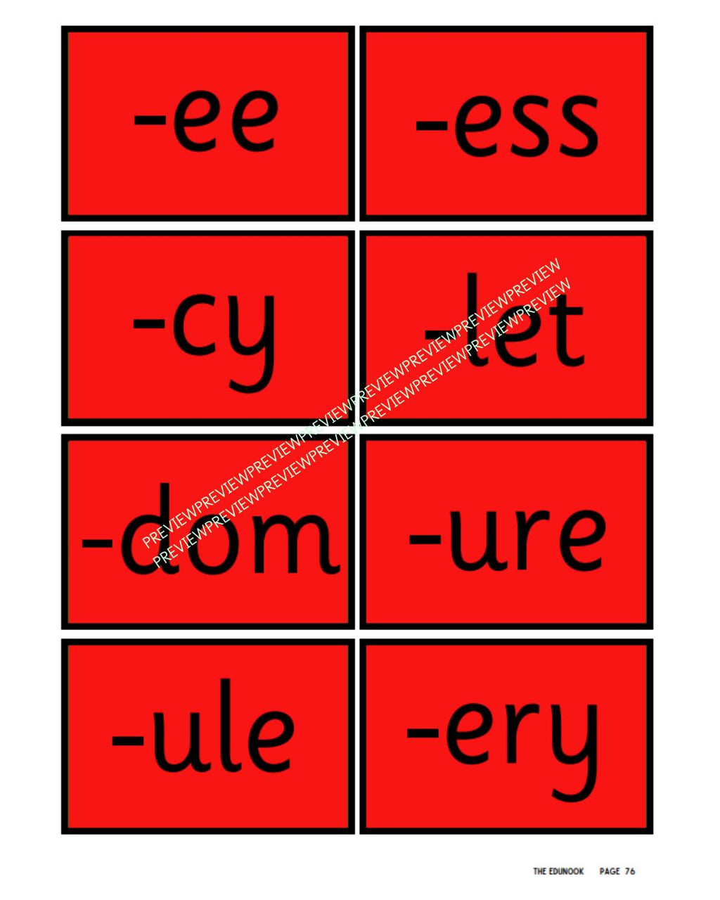 Morphology Card Deck