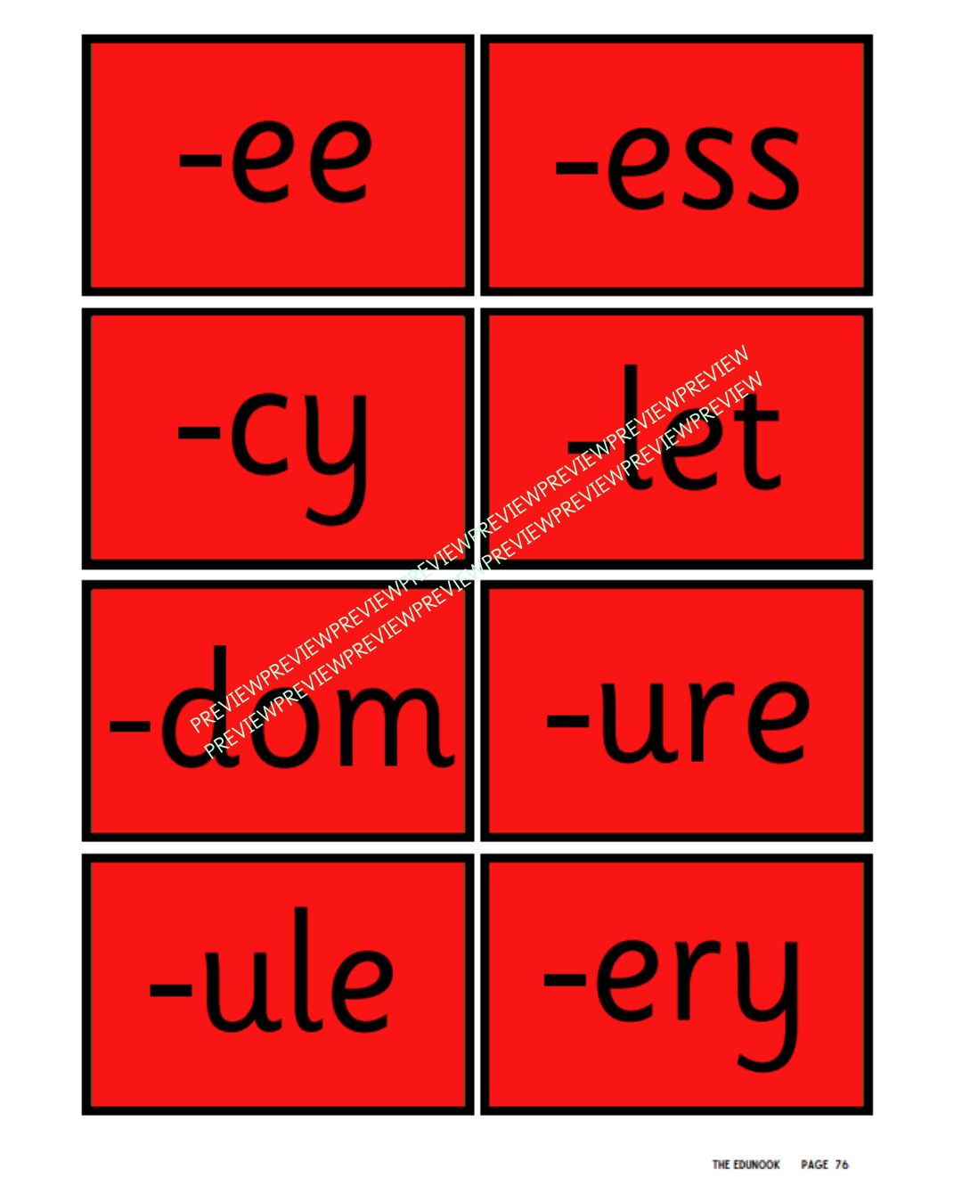 Morphology Card Deck