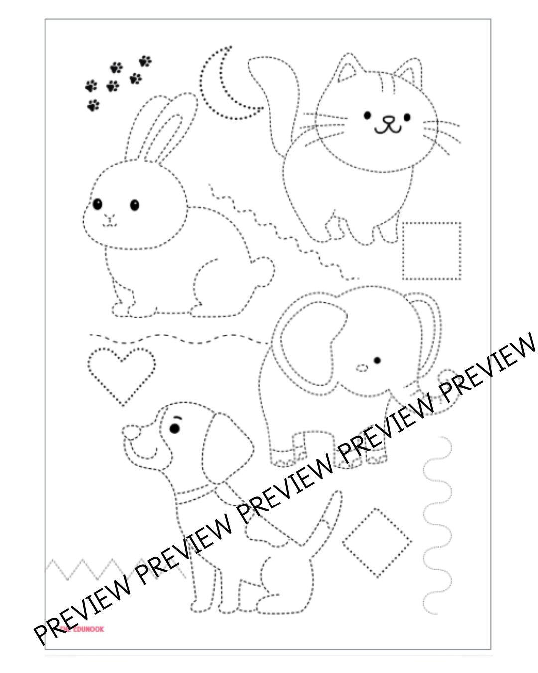 Pre-Handwriting Tracing Loops