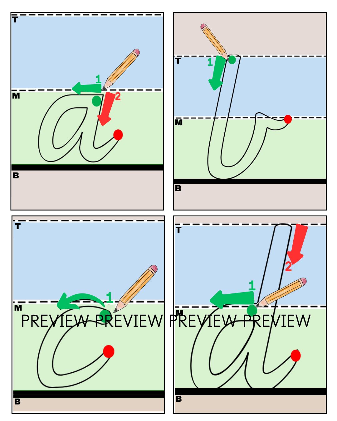 VIC Font Lowercase Flashcards
