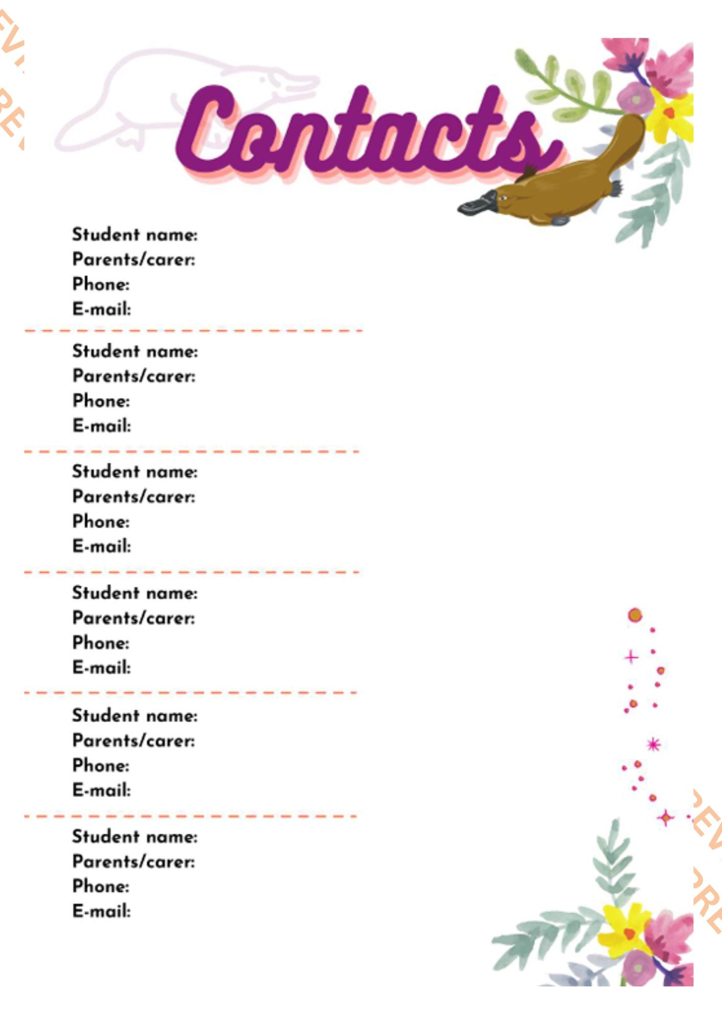 2026 Teacher Planner FREE