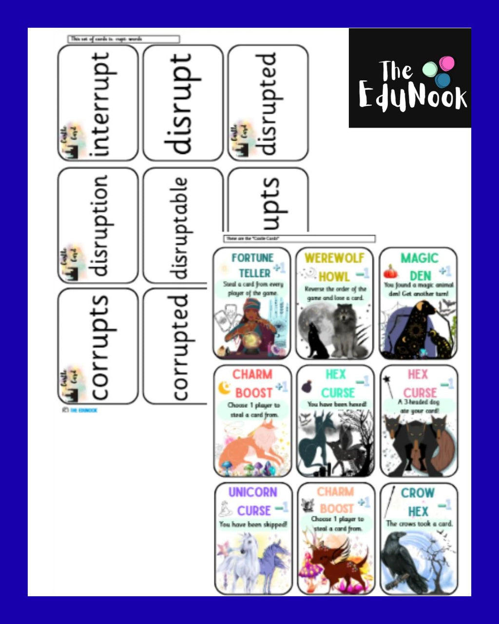 -rupt- Castle of Sounds Reading Game