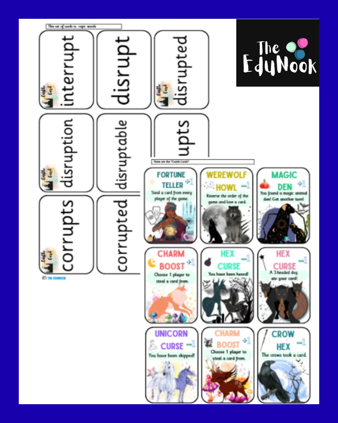 -rupt- Castle of Sounds Reading Game