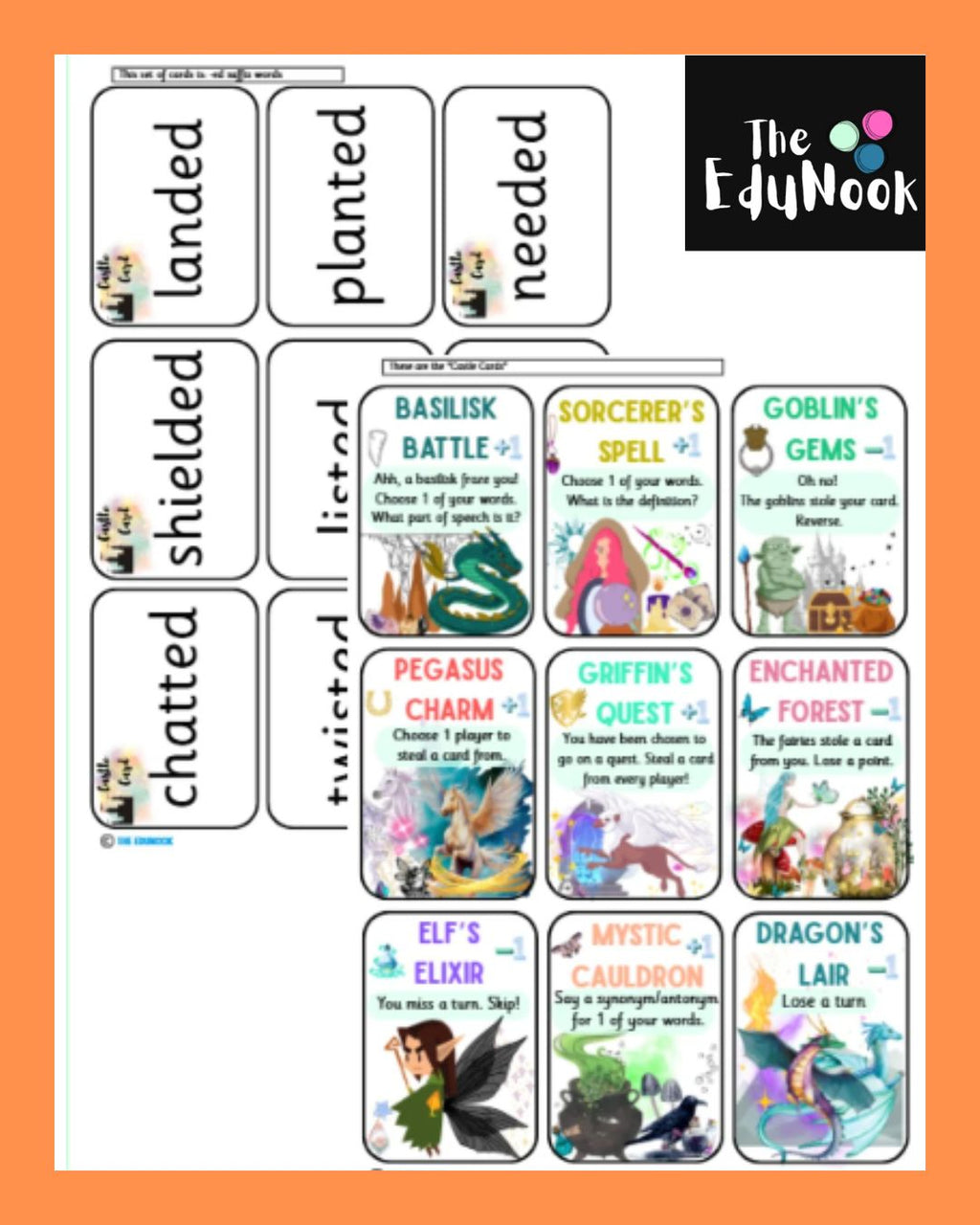 -ed Castle of Sounds Reading Game