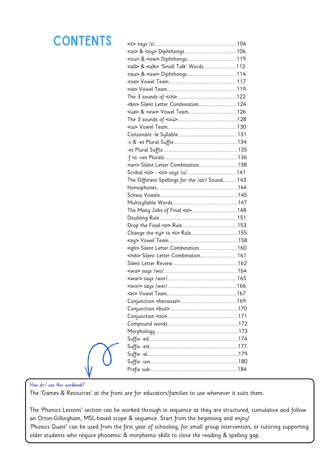 Phonics Quest Hard Copy Workbook