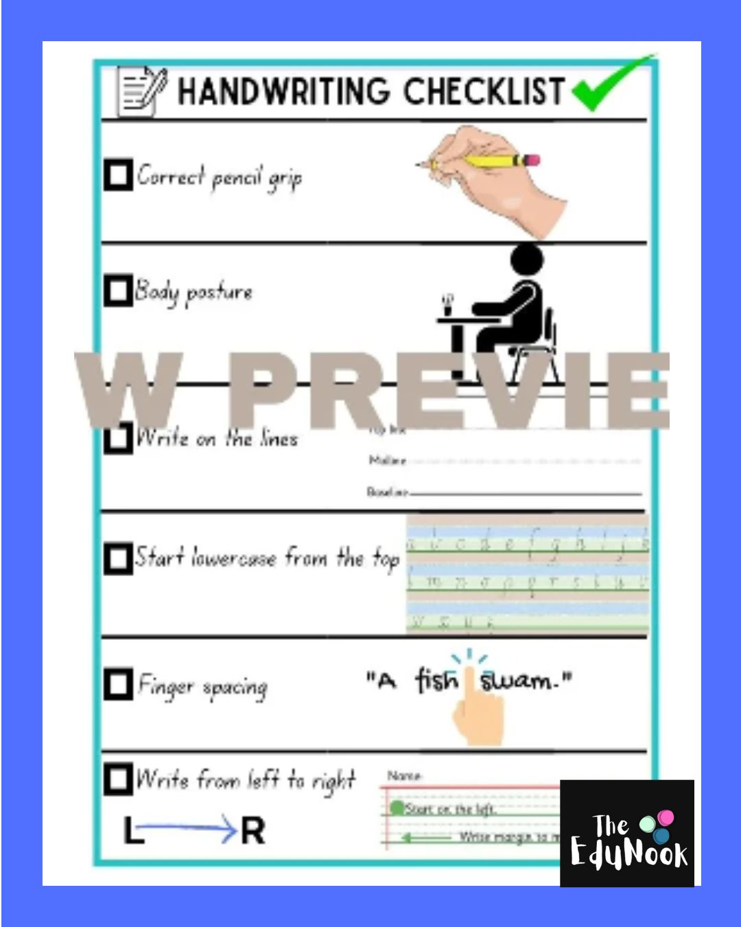 Handwriting Resource Pack