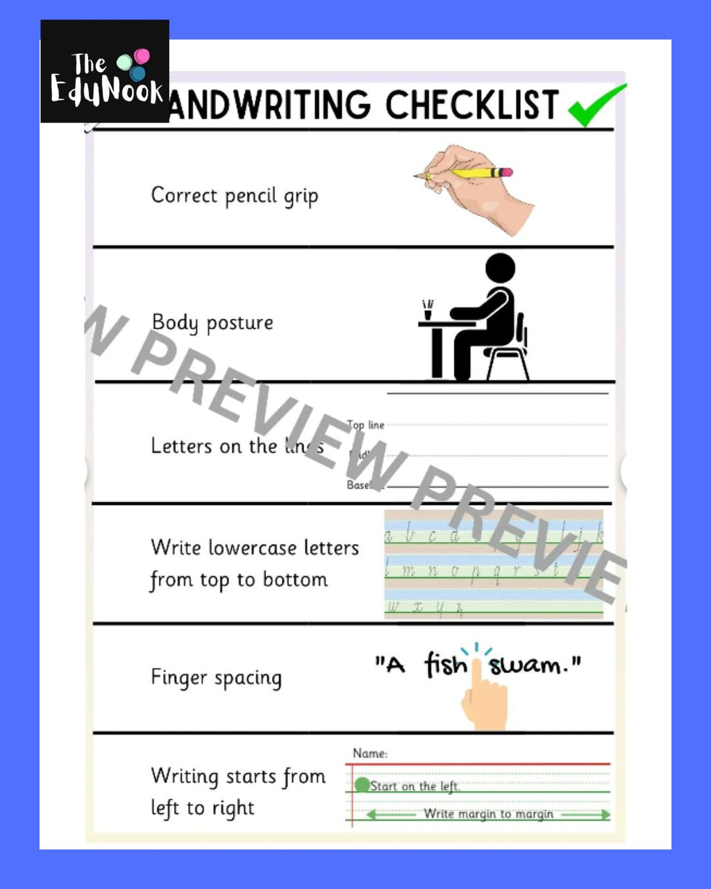 Handwriting Resource Pack