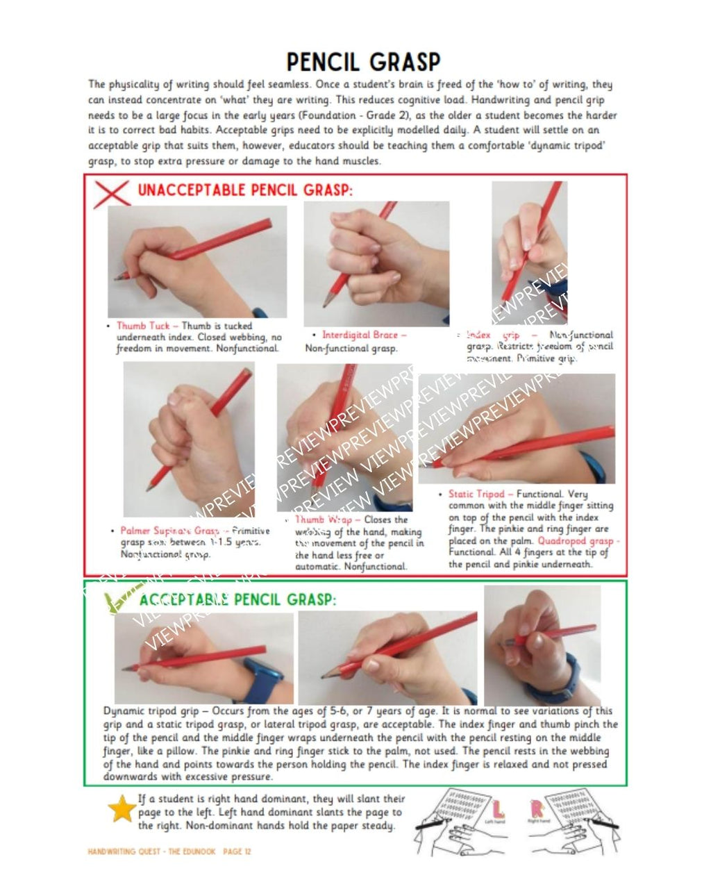 Handwriting Quest eBook