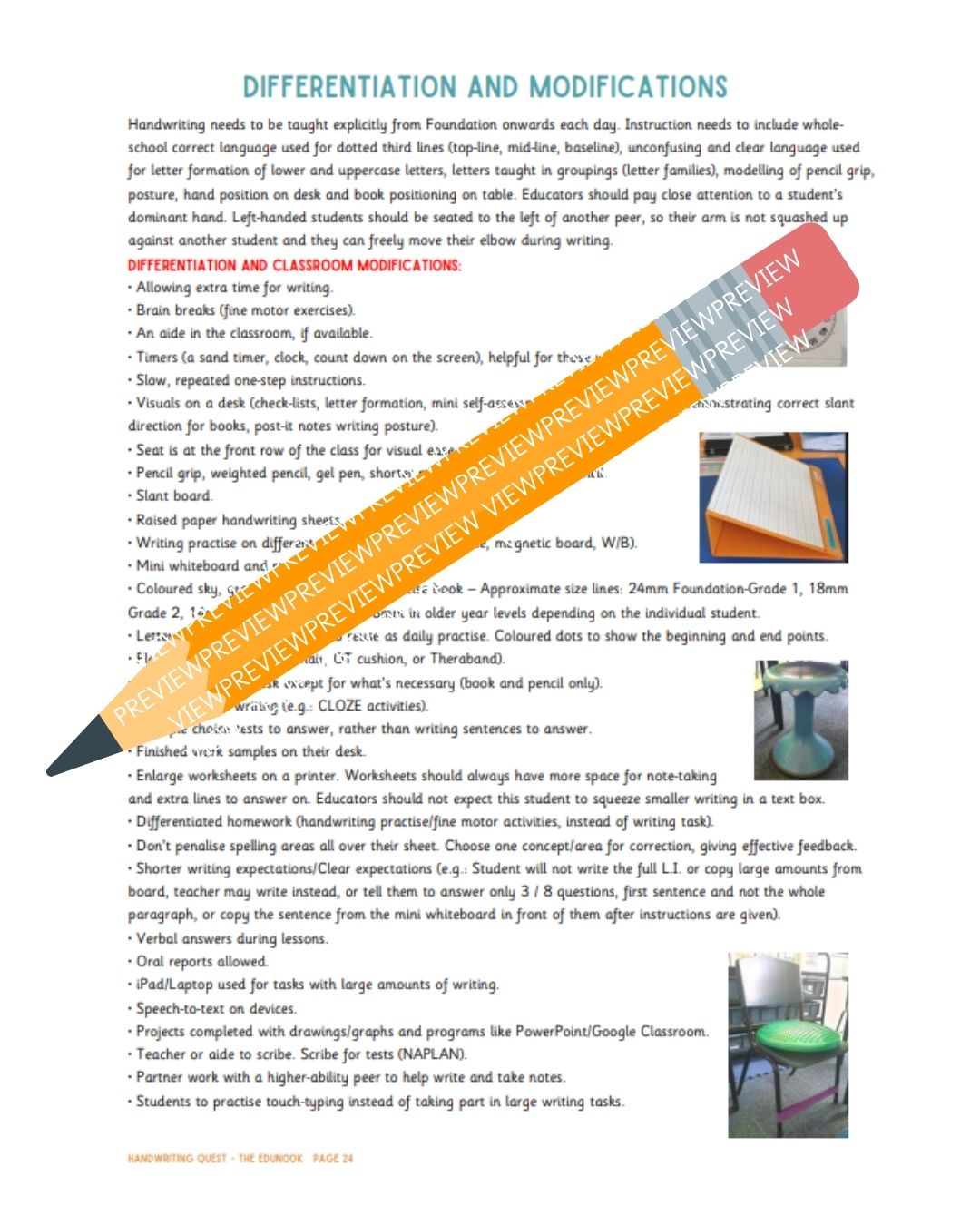 Handwriting Quest eBook