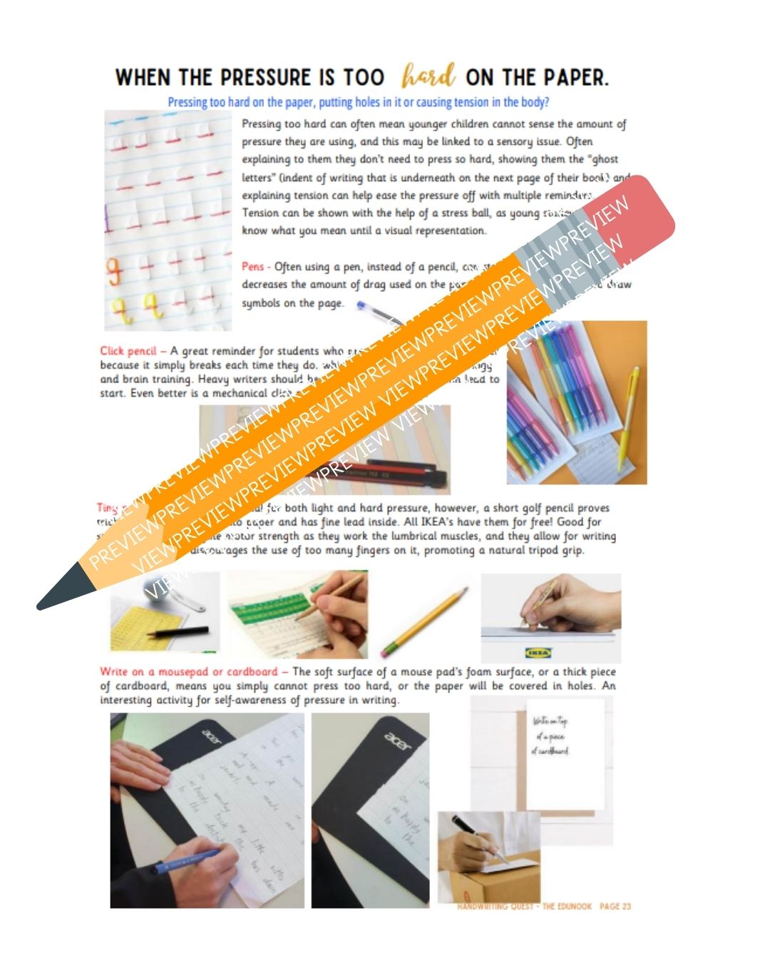 Handwriting Quest eBook