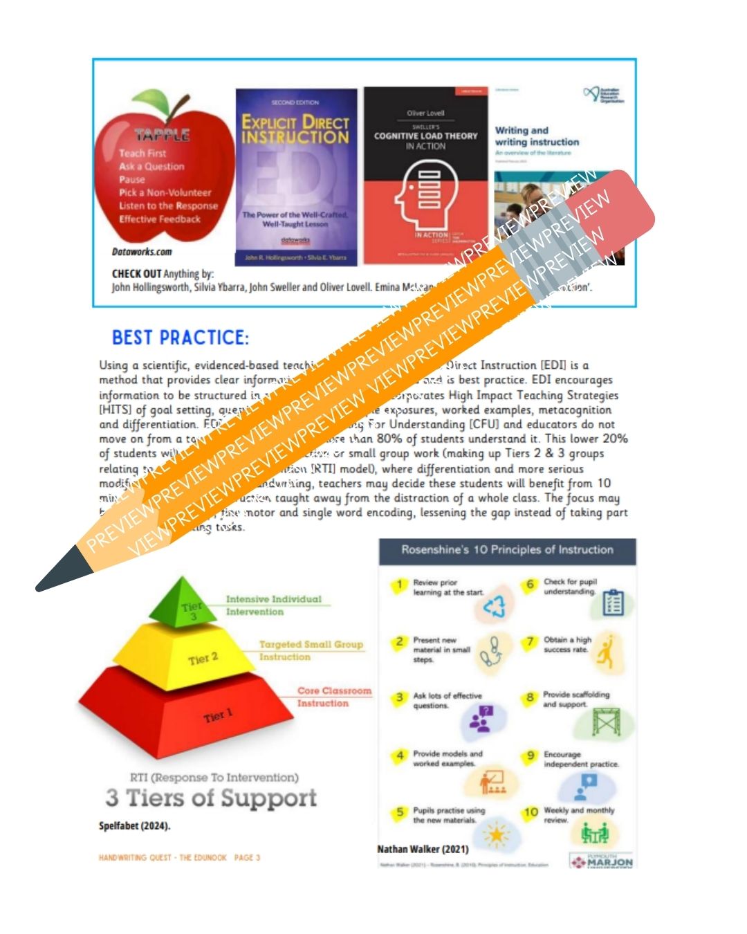 Handwriting Quest eBook