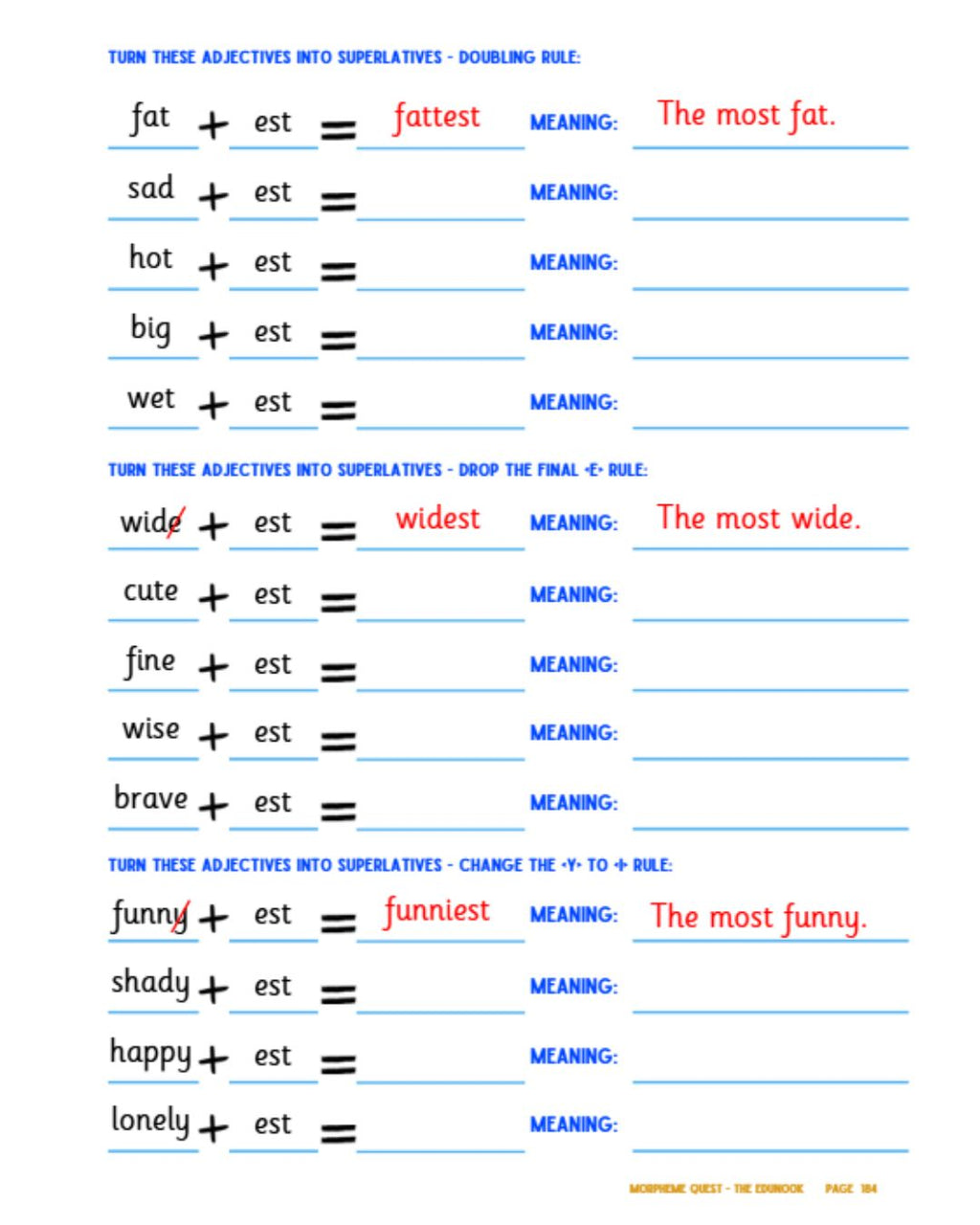 Morpheme Quest eBook