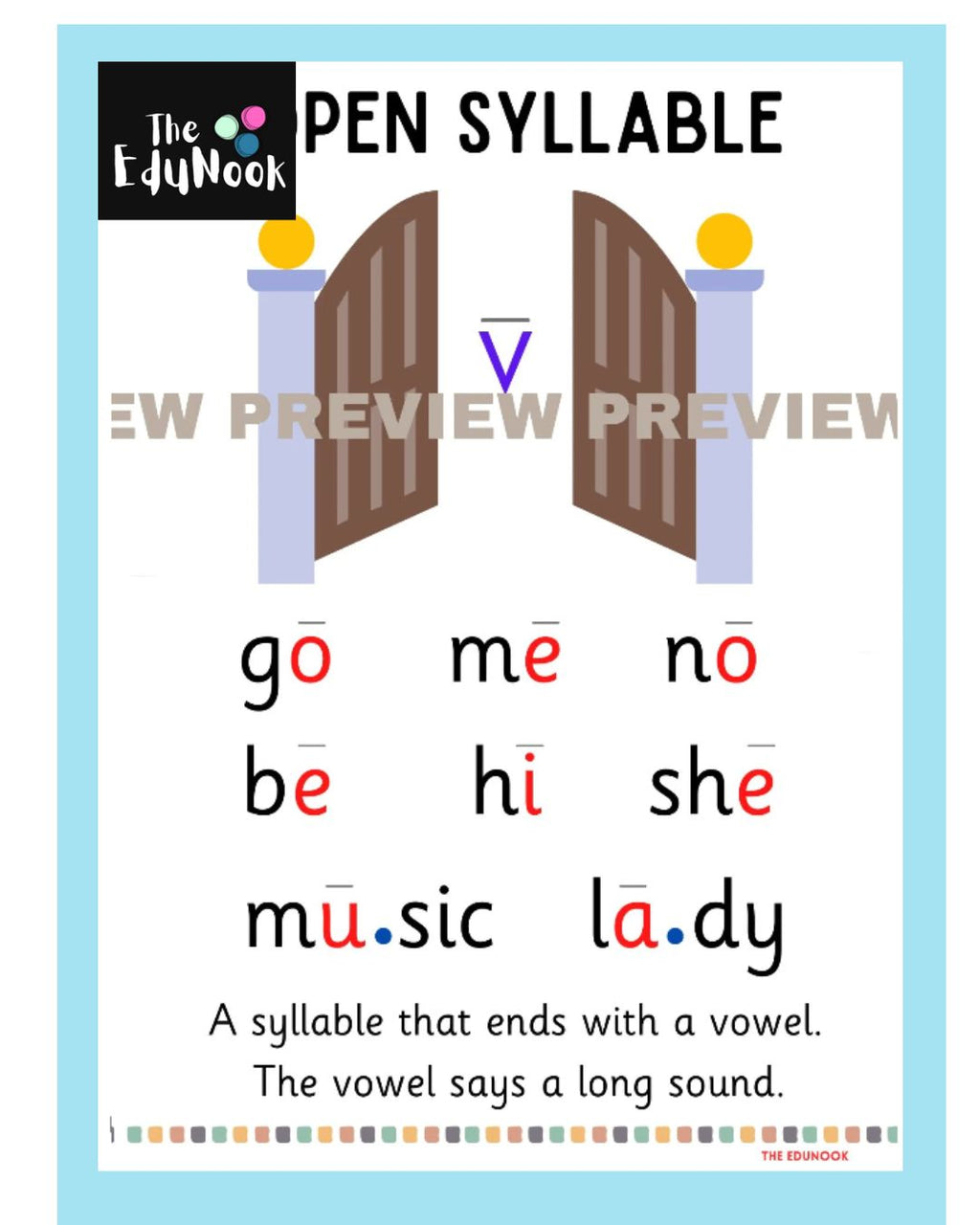 7 Syllables Type Posters OG