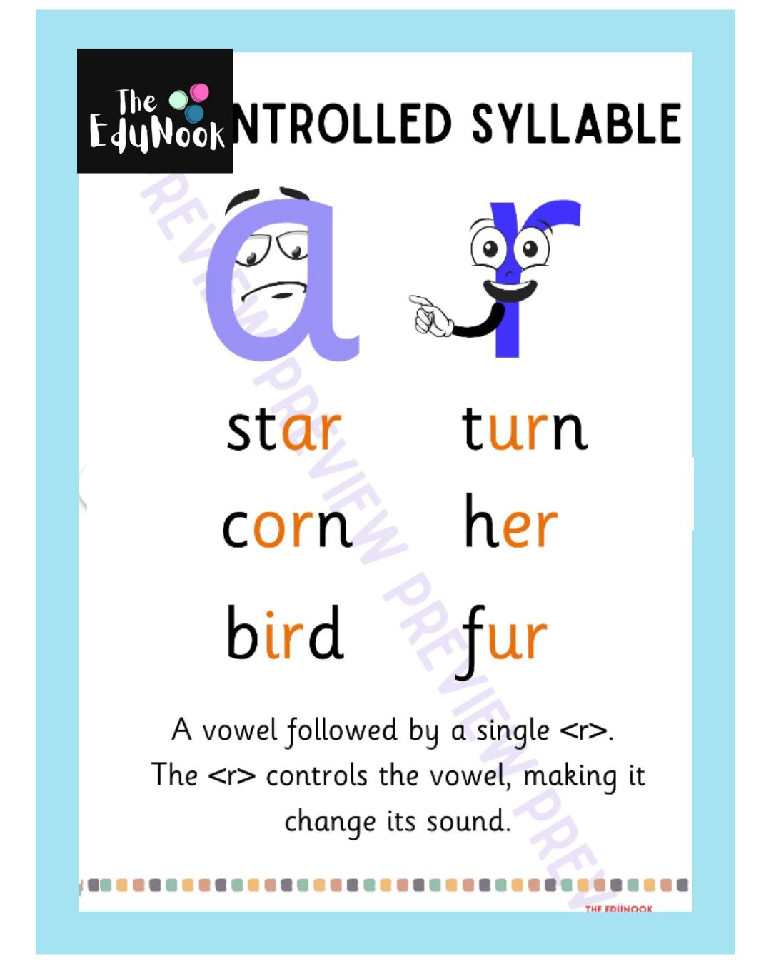 7 Syllables Type Posters OG