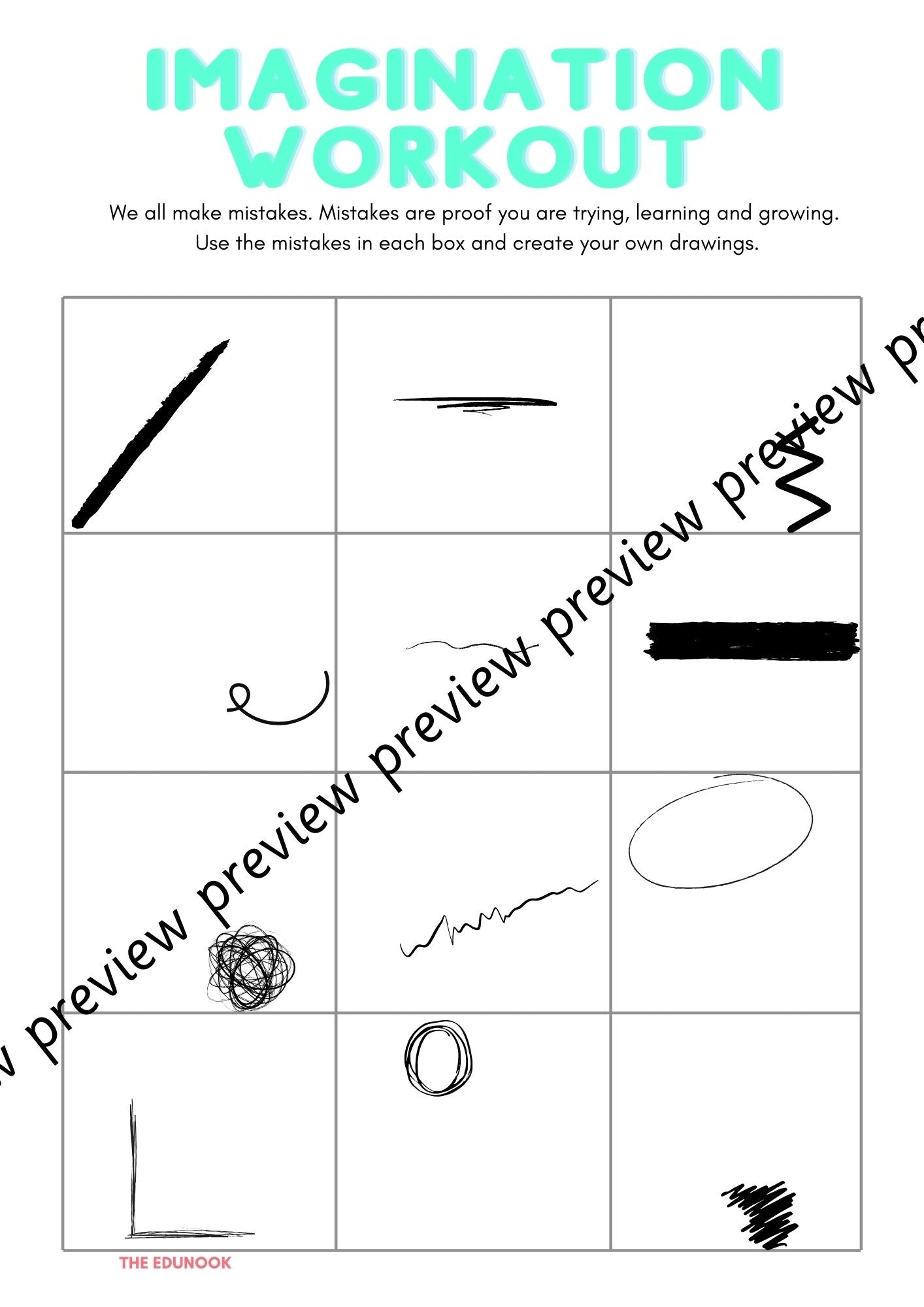 Imagination Workout Sheets