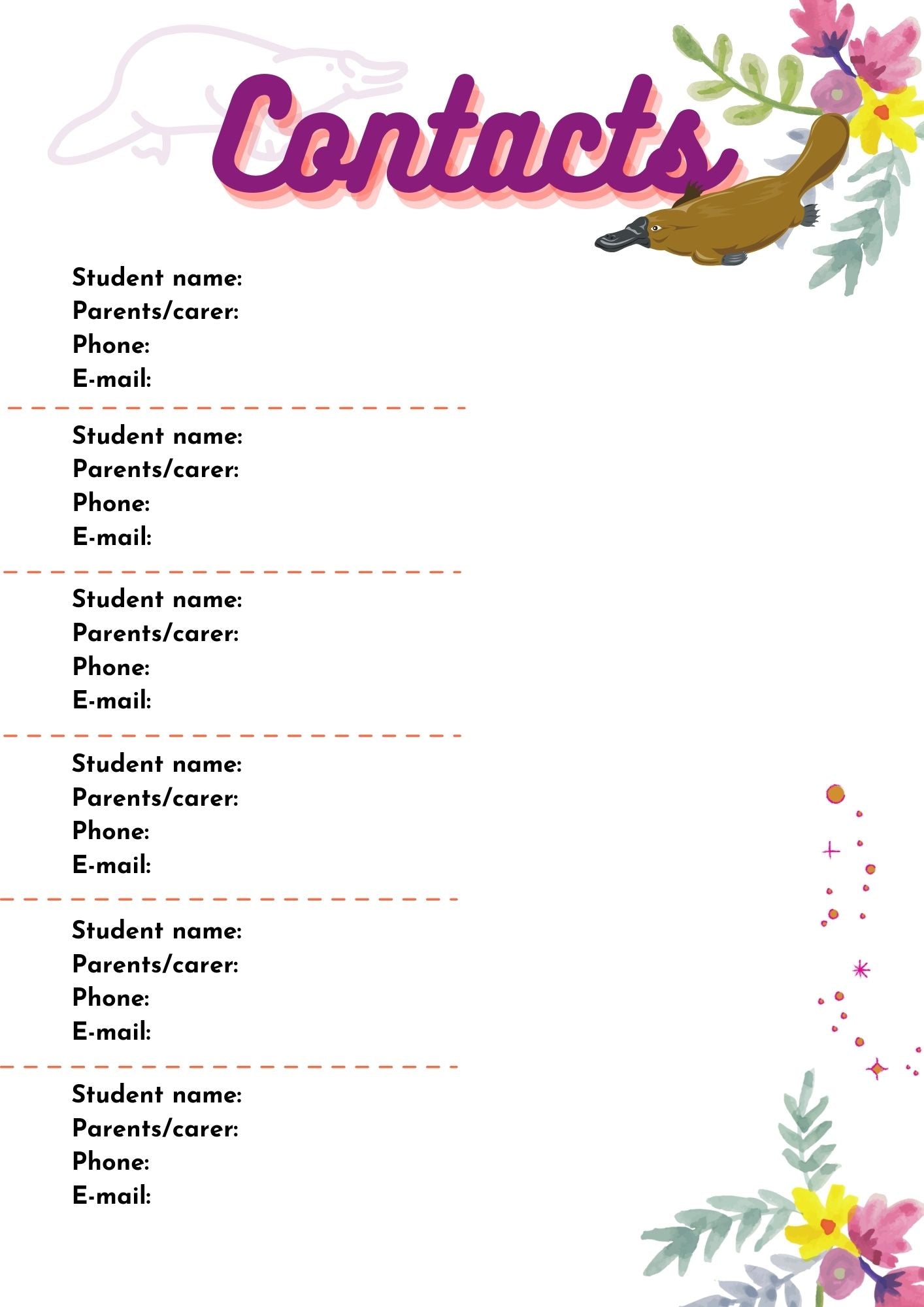 FREE Teacher Planner